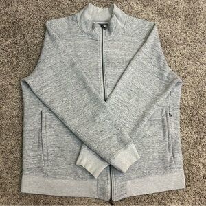 Vince Jacket Mens XL Gray Full Zipper Fleece Casual Jacket